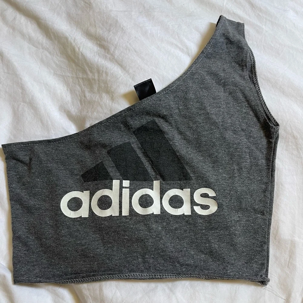 XS Reworked Adidas Crop Top - Picture 1 of 4